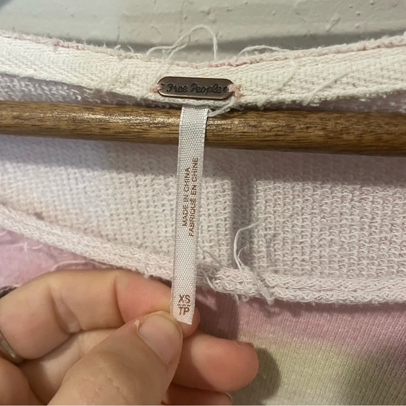 Free People Feels Right Tie Dye Sweatshirt in Tulip - Picture 10 of 15